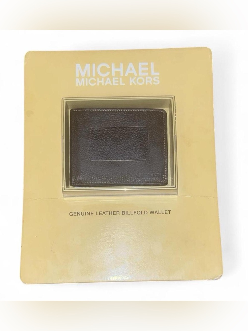 MICHAEL Michael Kors Dark Brown Leather Bifold Wallet